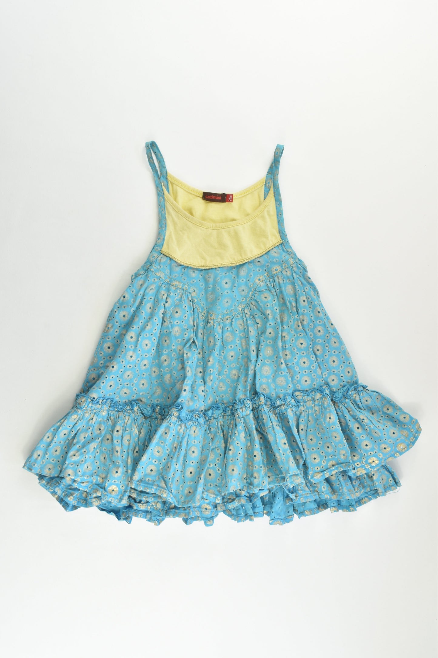 Catimini (France) Size 1-2 (24 months) Lined Dress