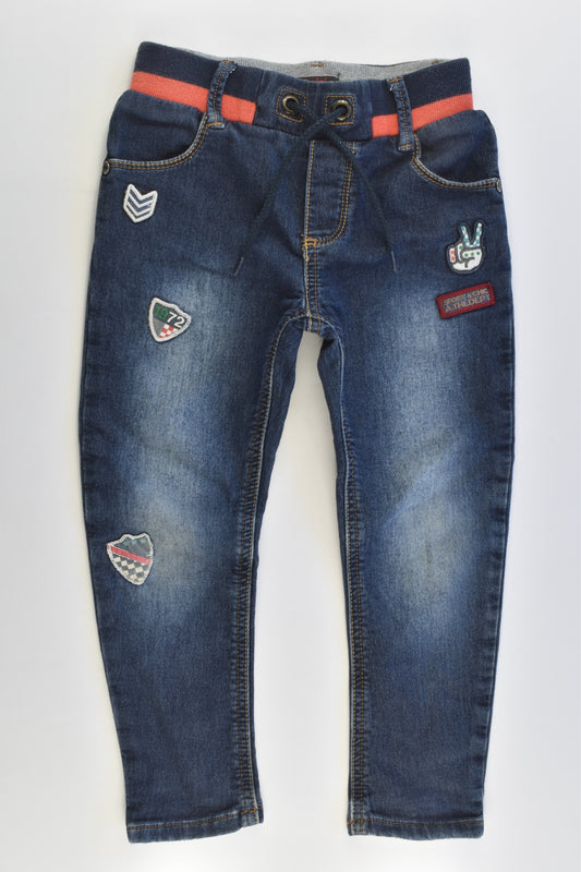 Catimini (France) Size 3-4 (4 years, 104 cm) Stretchy Denim-like Pants