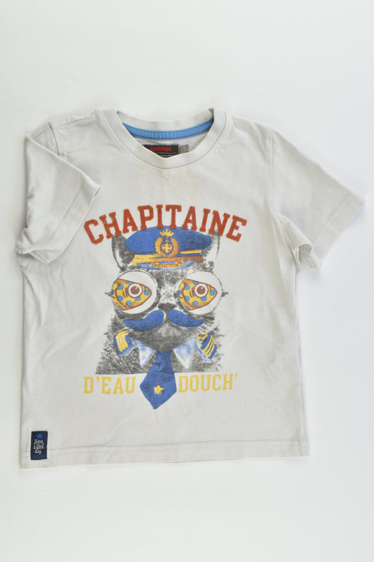 Catimini (France) Size 3 (98 cm) 'Chapitaine D'Eau Douch' T-shirt