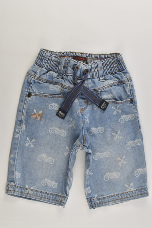 Catimini (France) Size 3 (98 cm) Motorbikes Denim Shorts