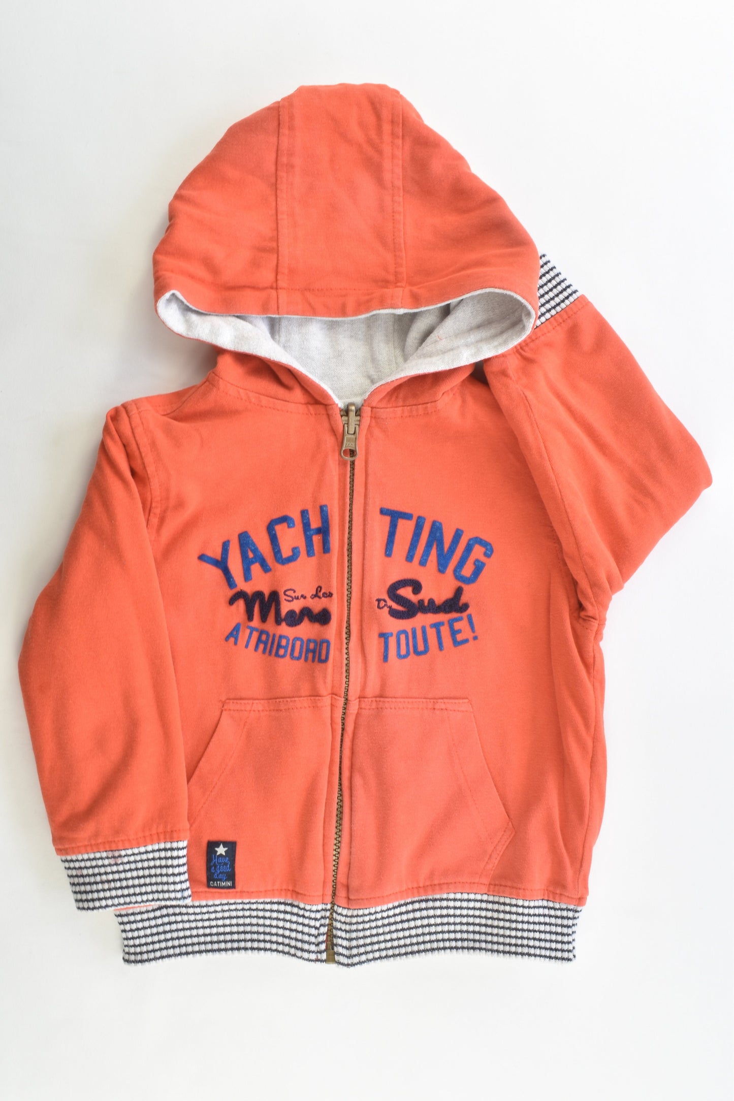 Catimini (France) Size 3 (98 cm) Reversible Hooded Jumper
