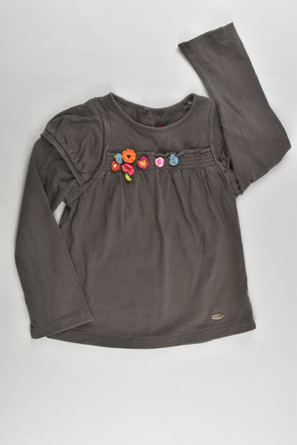 Catimini Size 4 (102 cm) Floral Detail Top