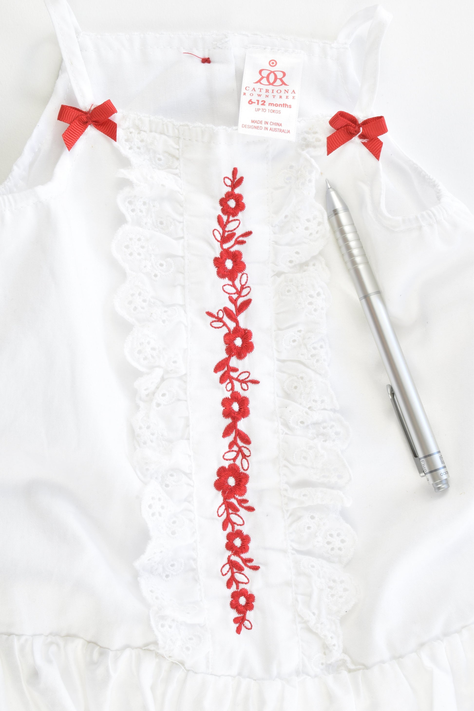 Catriona Rowntree Size 6-12 months Lace Romper Sunsuit