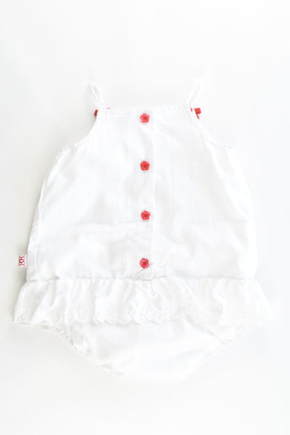 Catriona Rowntree Size 6-12 months Lace Romper Sunsuit