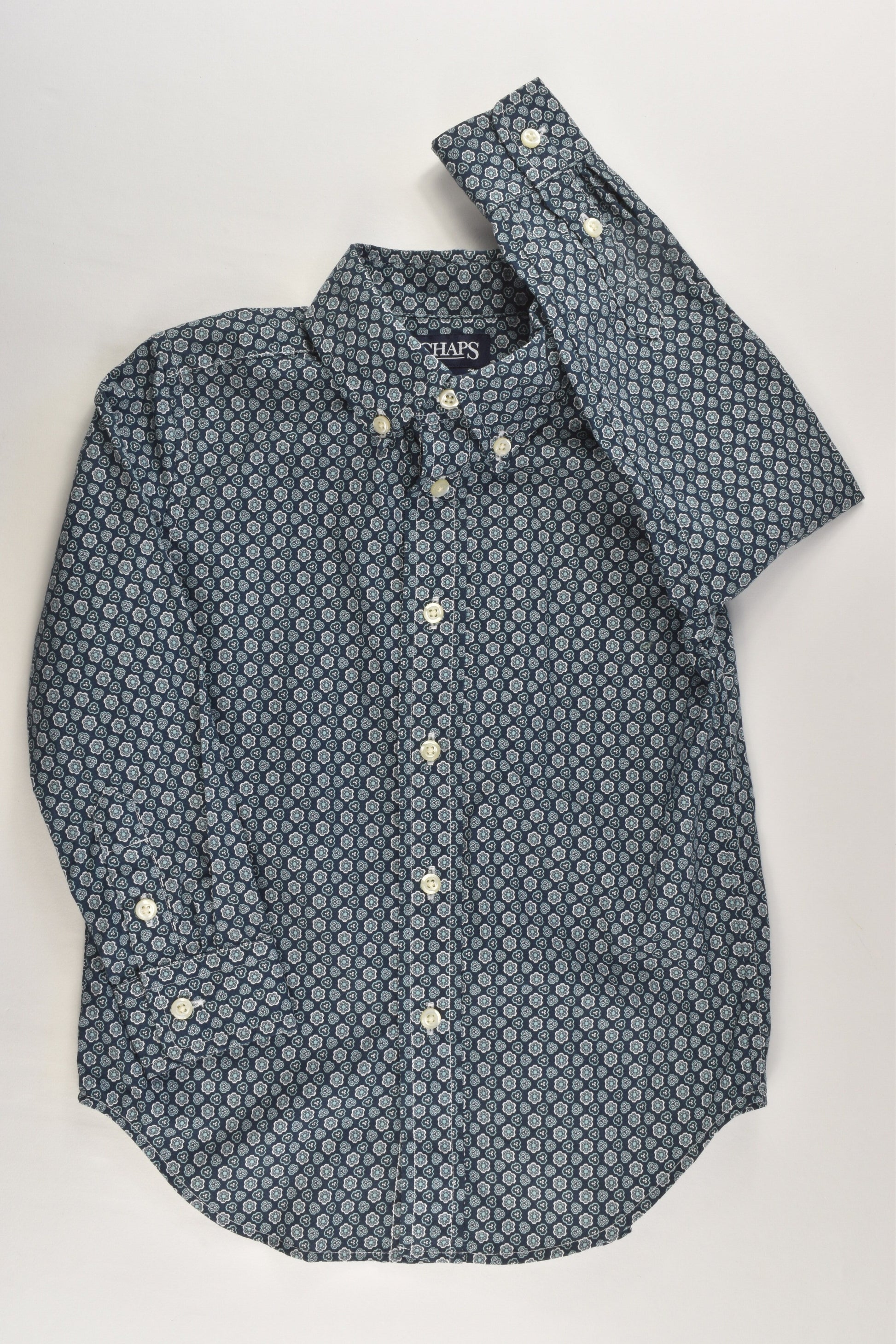 Chaps Size 4 Easy Care Floral Shirt