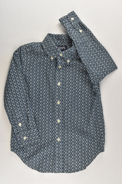 Chaps Size 4 Easy Care Floral Shirt