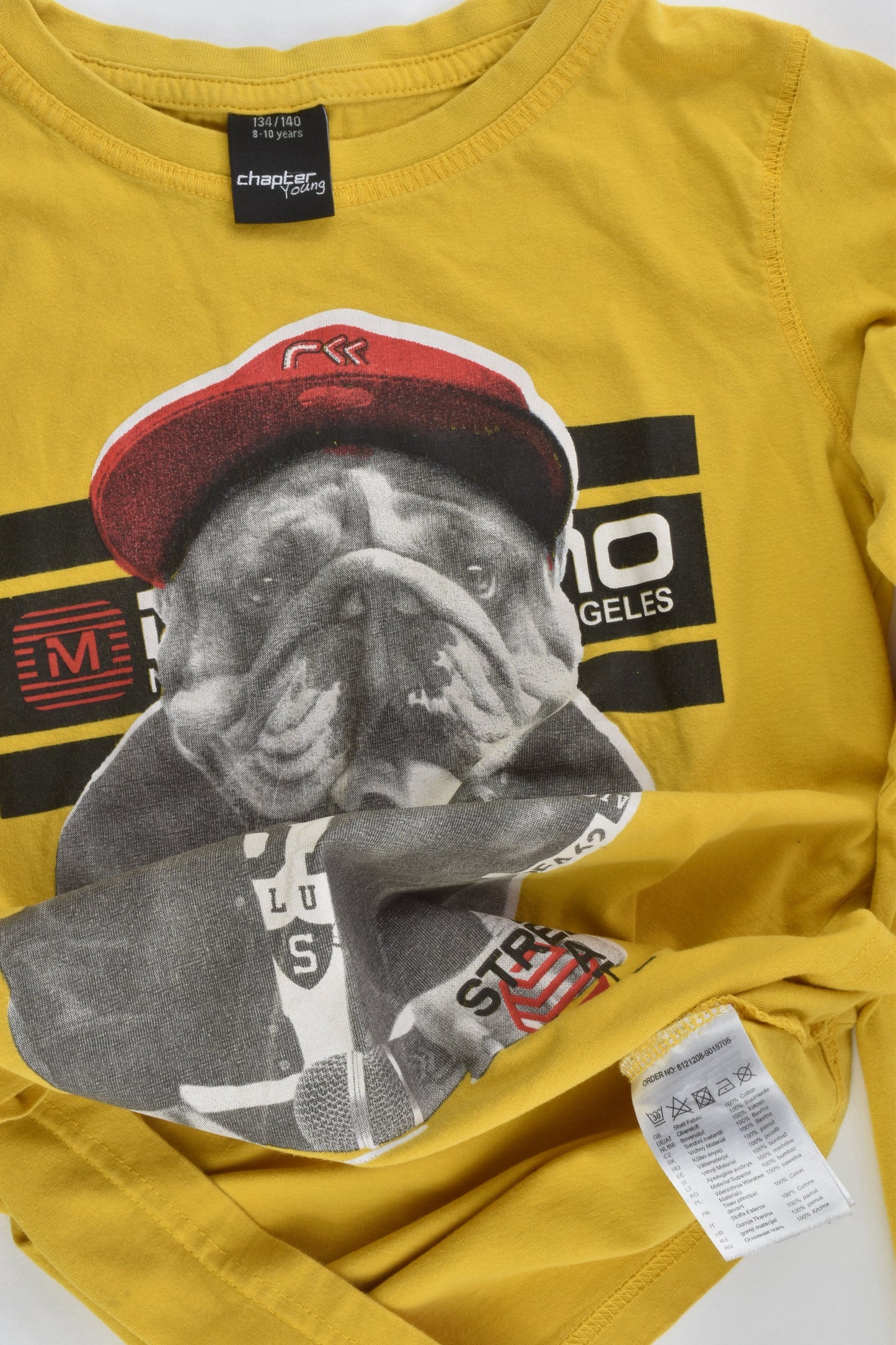 Chapter Young Size 8-10 Bulldog Top