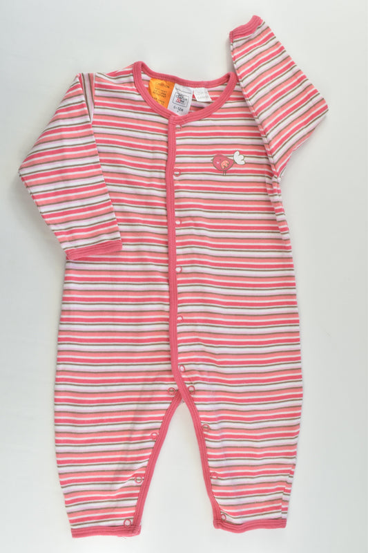 Charlie & Me Size 0 (6-12 months) Striped Bird Romper