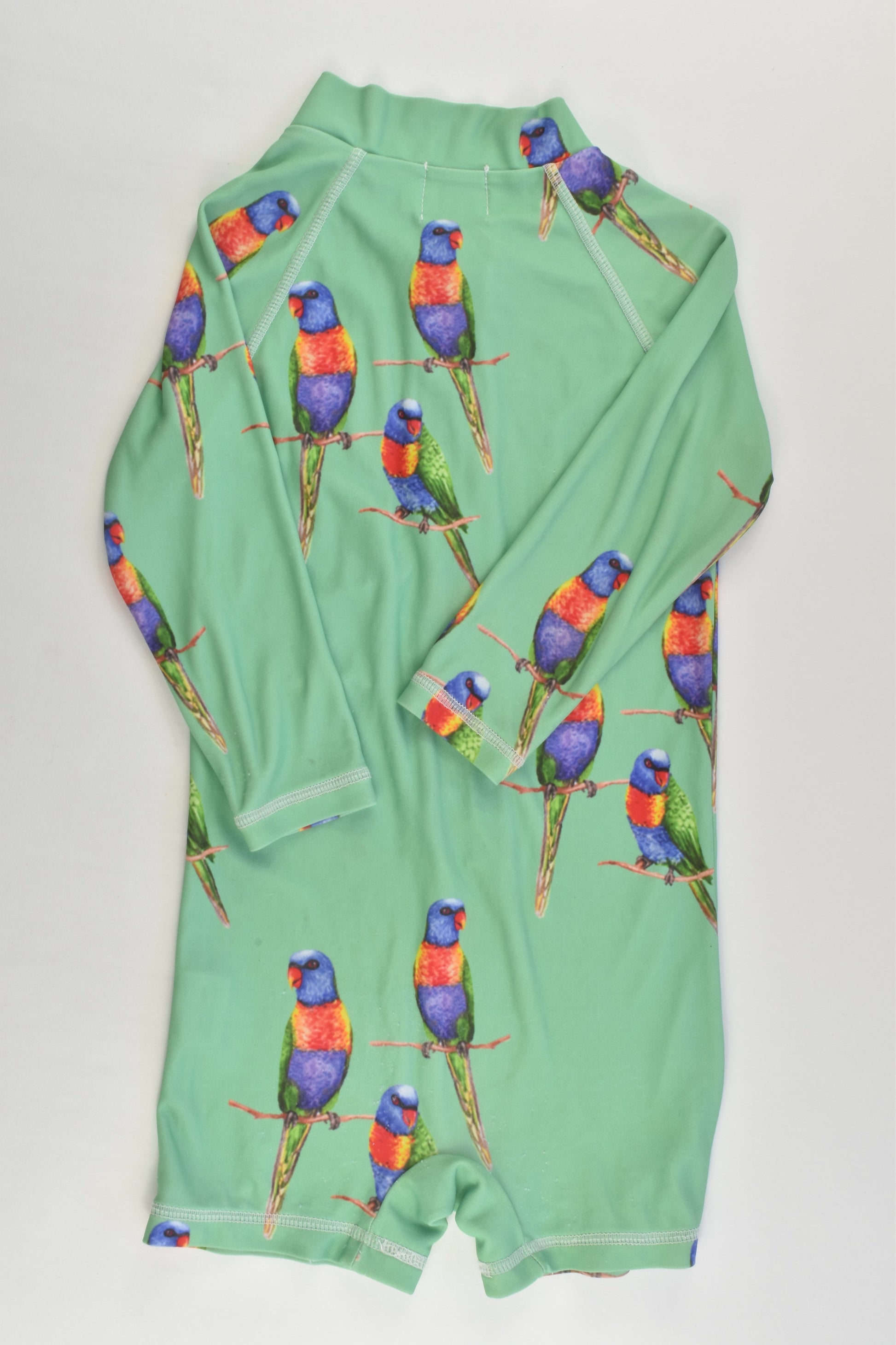 Cheeky Chikadee (AU) Size 1 Green Rainbow Lorikeet Swim Suit