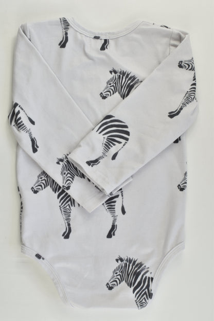Cheeky Chikadee Size 0 (6-12 months) Zebra Bodysuit