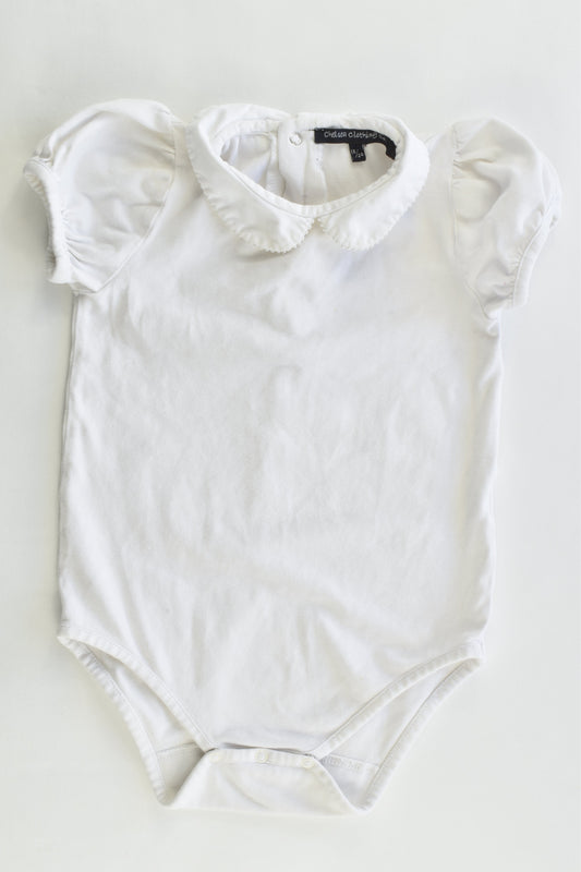 Chelsea Clothing Co (UK) Size 18/24 months Soft Collared Bodysuit