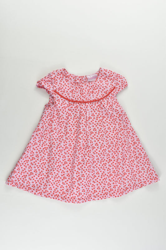 Cherokee Size 0 (6-9 months) Floral Dress