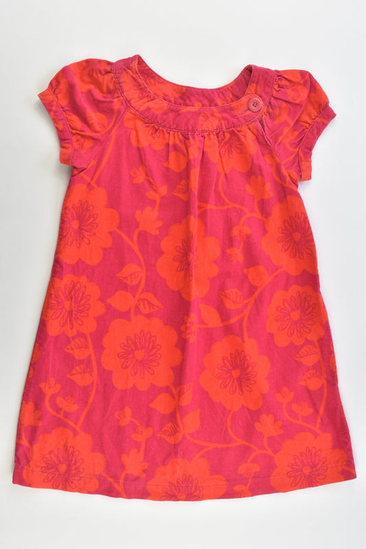 Cherokee Size 3 Lightweight Floral Cord Dress