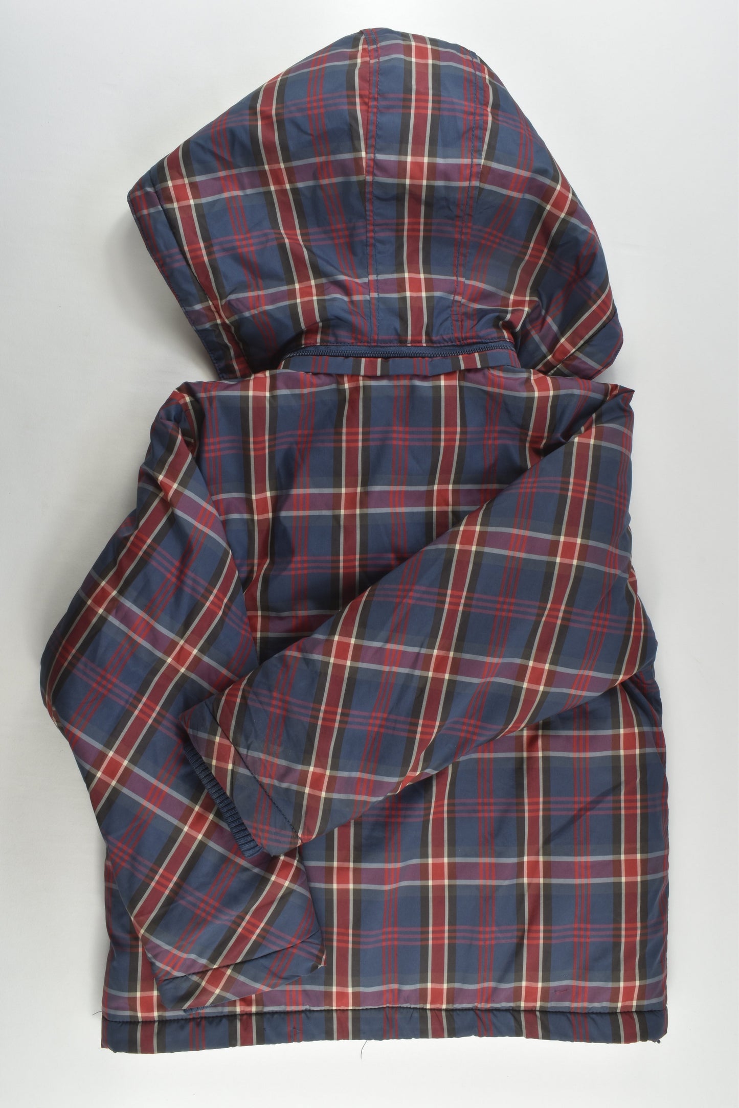 Chikeeduck Size 5-6 Checked Puffer Jacket