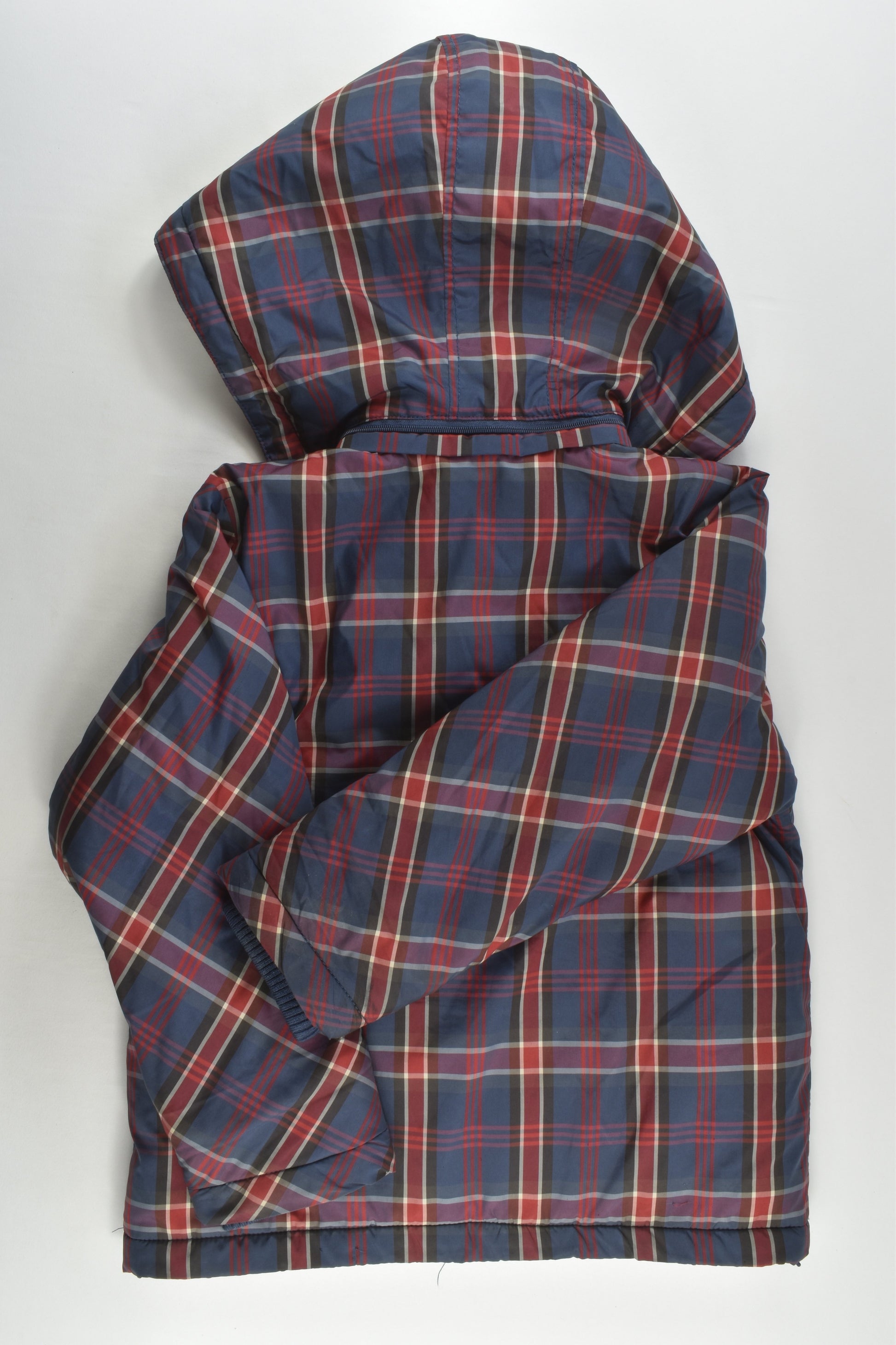Chikeeduck Size 5-6 Checked Puffer Jacket