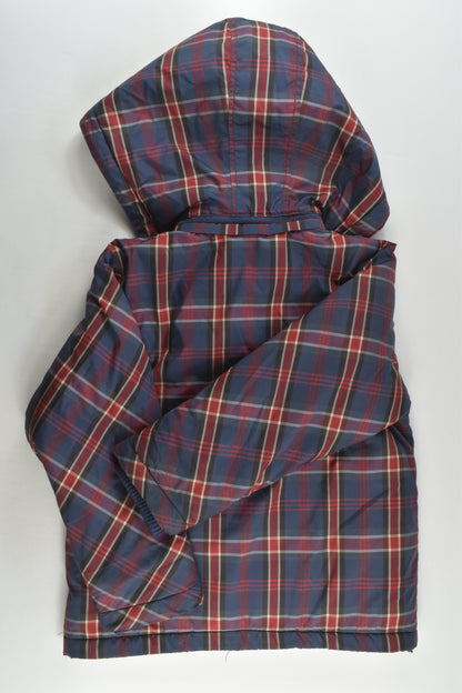 Chikeeduck Size 5-6 Checked Puffer Jacket