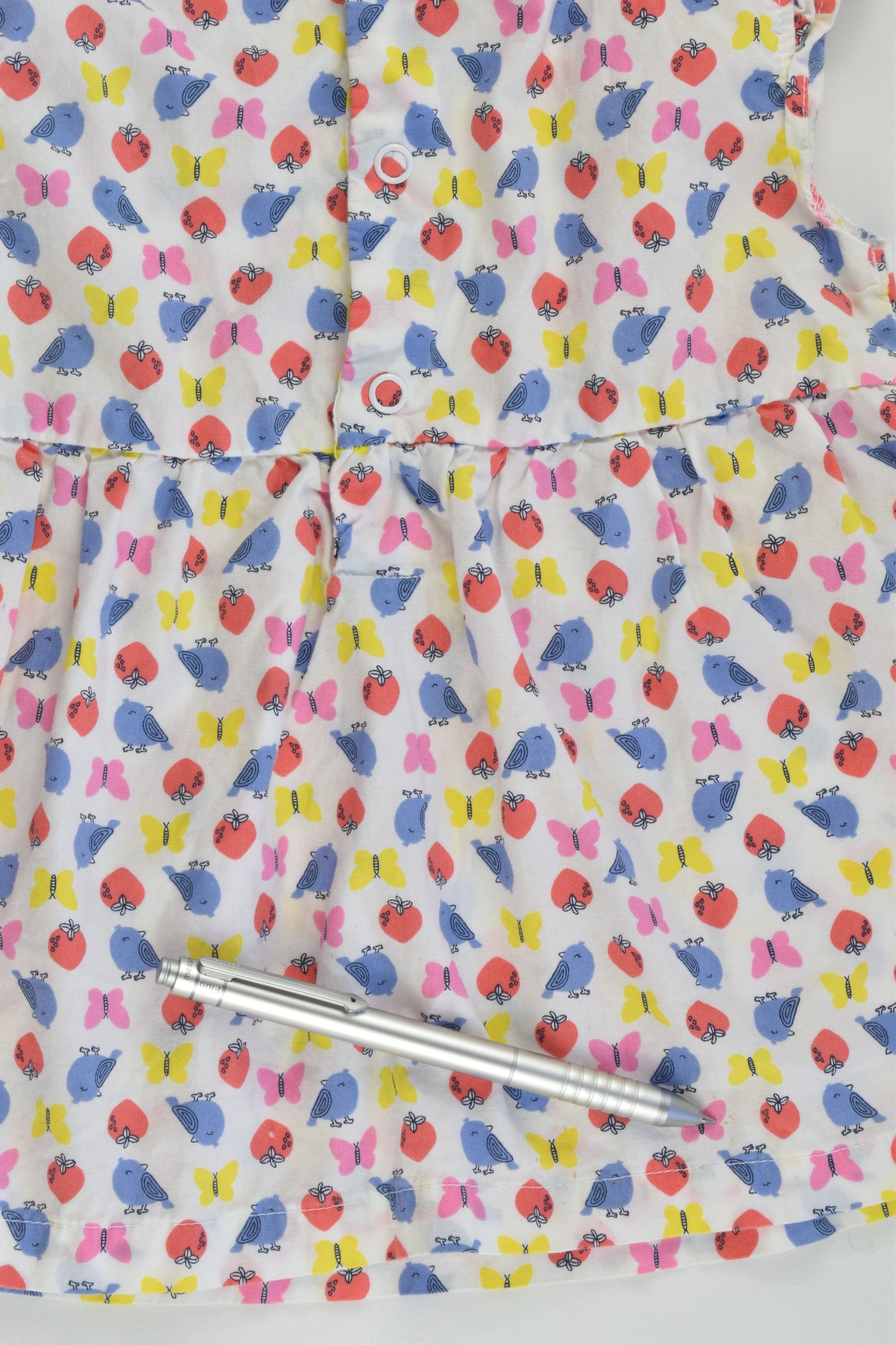 Child Of Mine by Carter's Size 1 (18 months) Birds, Butterflies and Strawberries Blouse