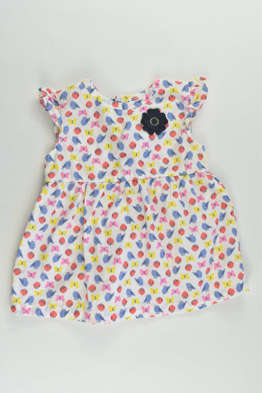 Child Of Mine by Carter's Size 1 (18 months) Birds, Butterflies and Strawberries Blouse