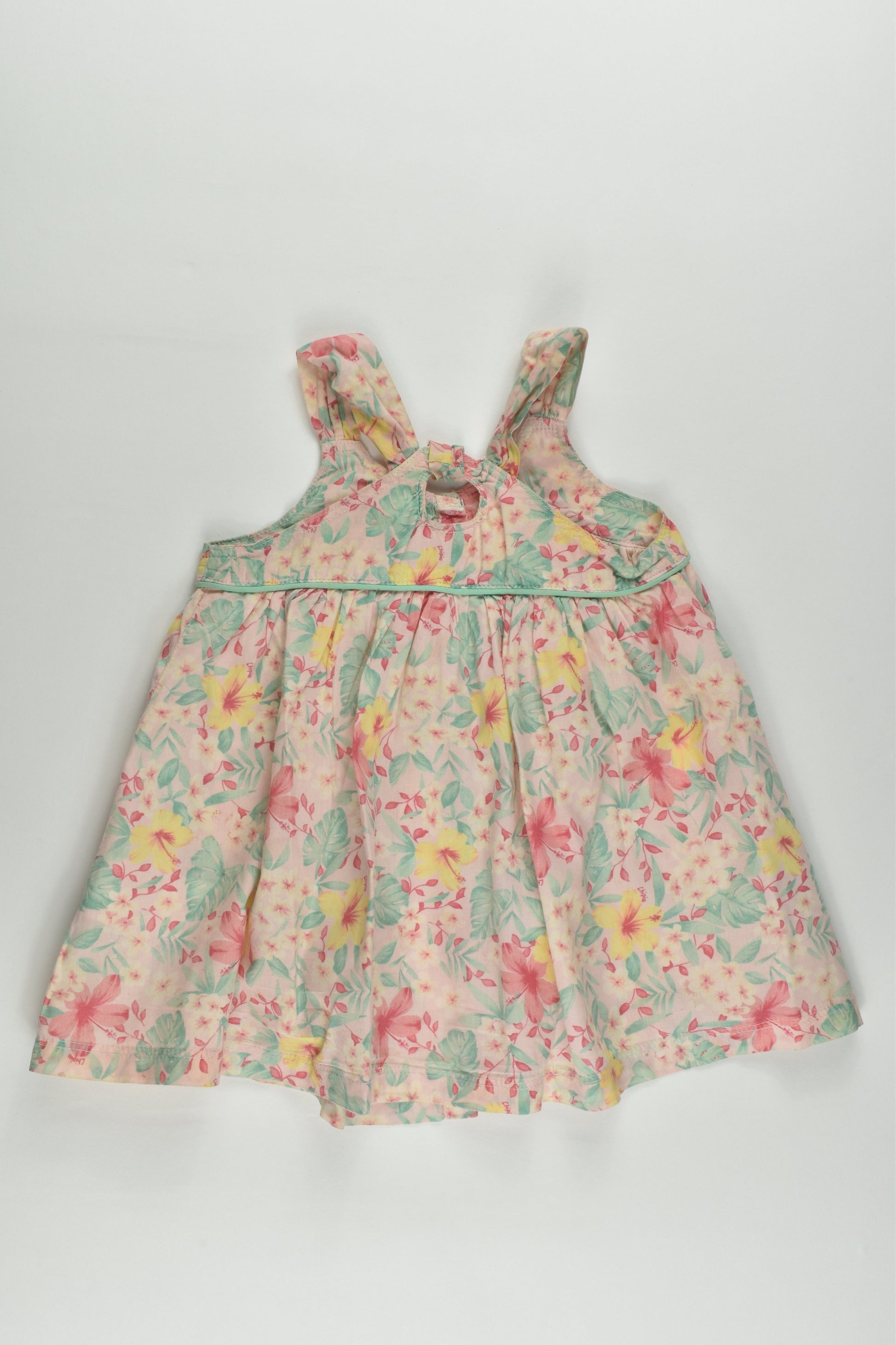 Chipie Baby (France) Size 0 (12 months, 74 cm) Floral Dress