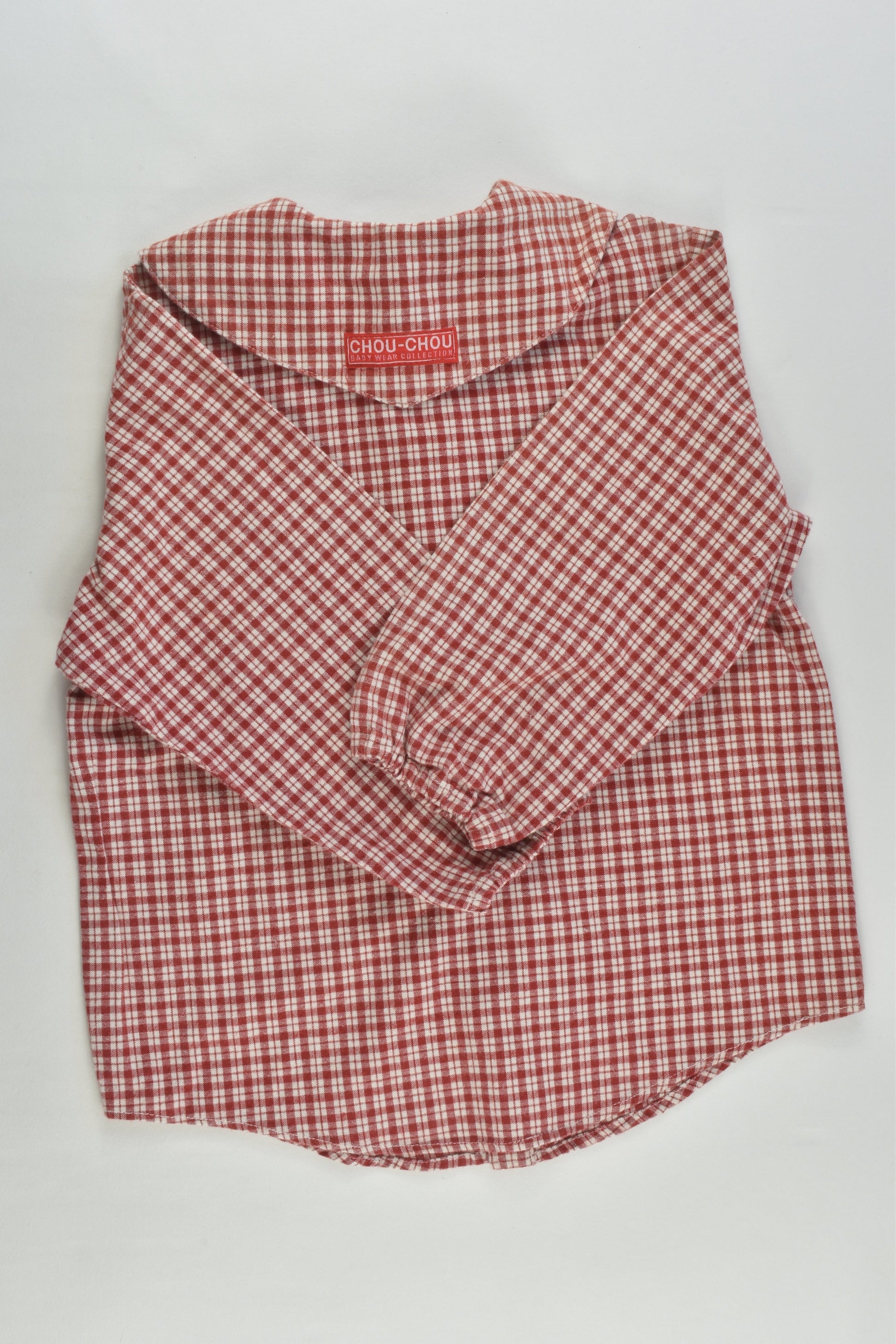 Chou-Chou Size approx 2 Checked Shirt