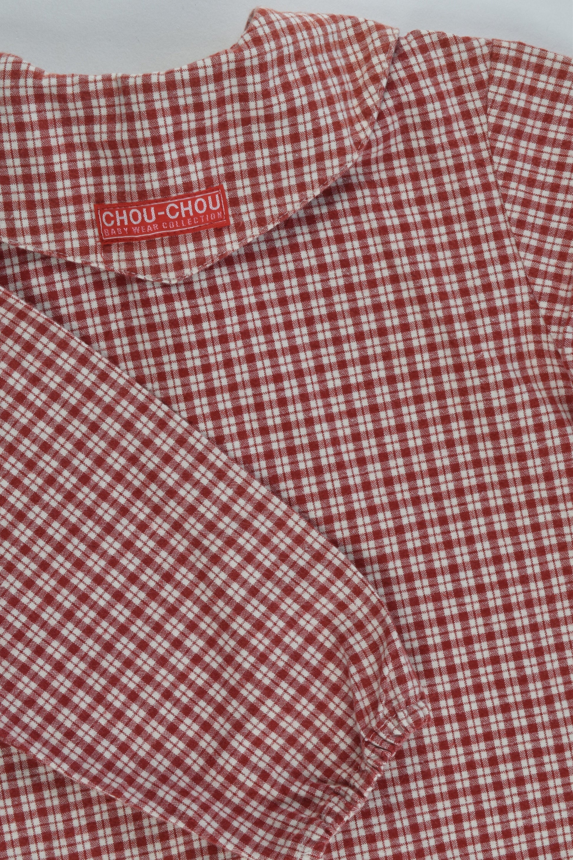Chou-Chou Size approx 2 Checked Shirt