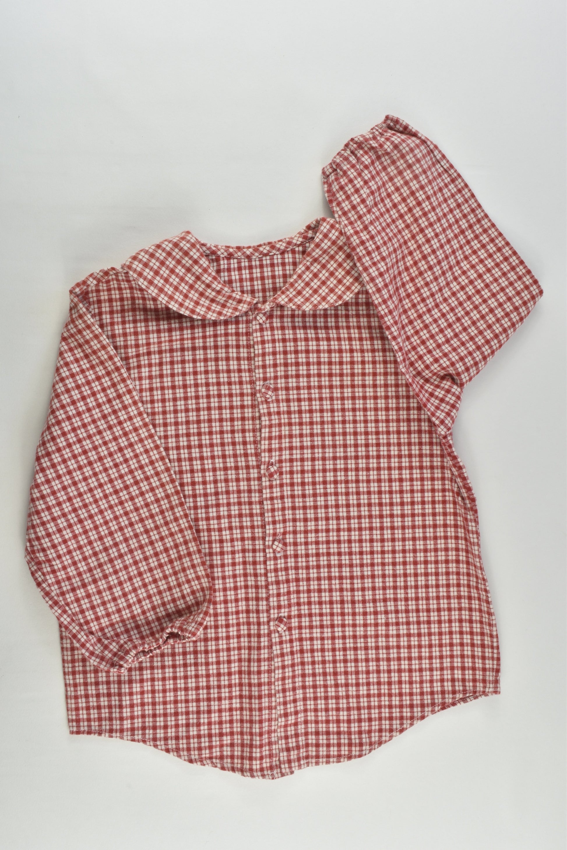 Chou-Chou Size approx 2 Checked Shirt