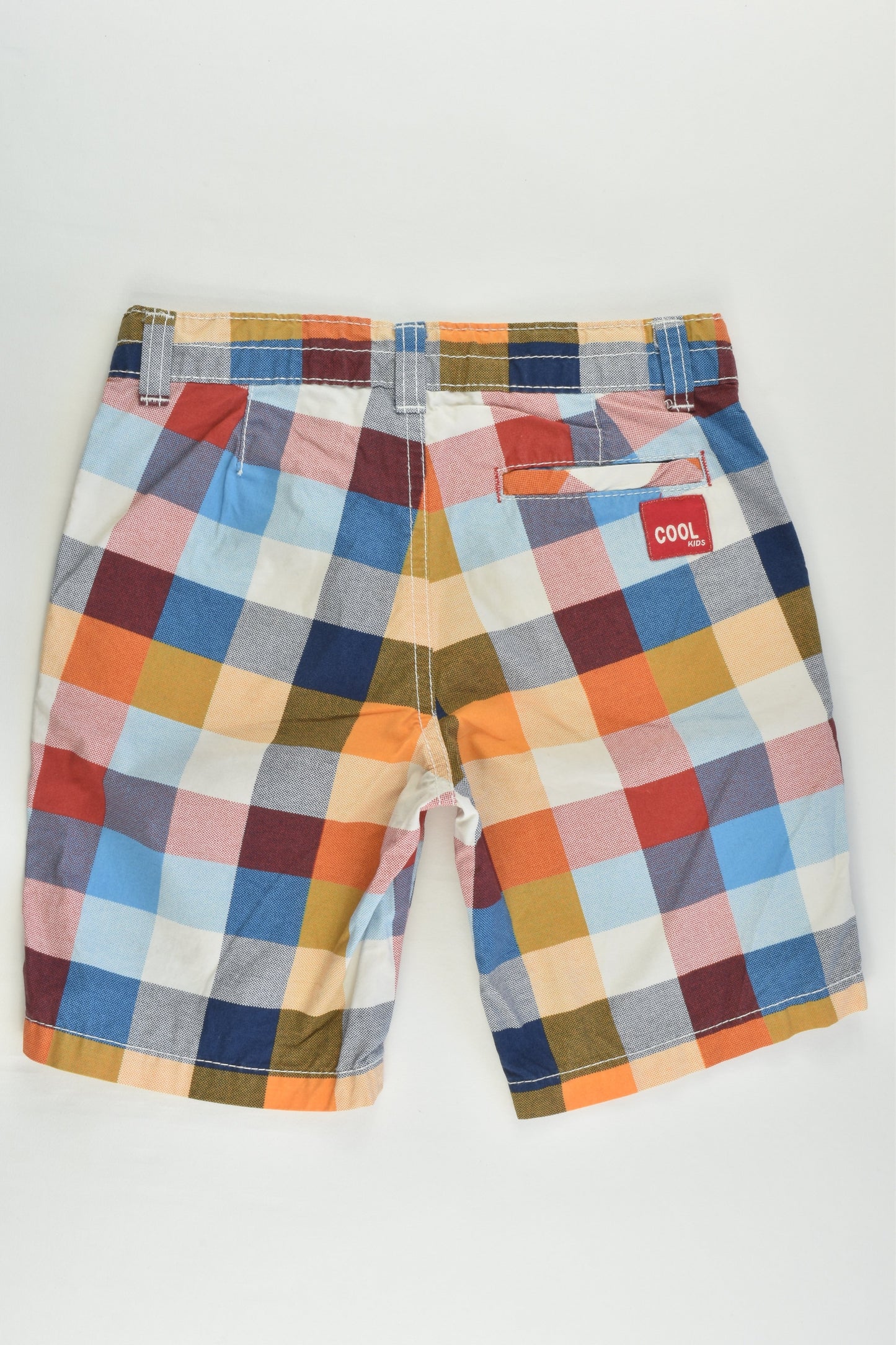Cool Kids Size 5-6 Checked Lightweight Shorts