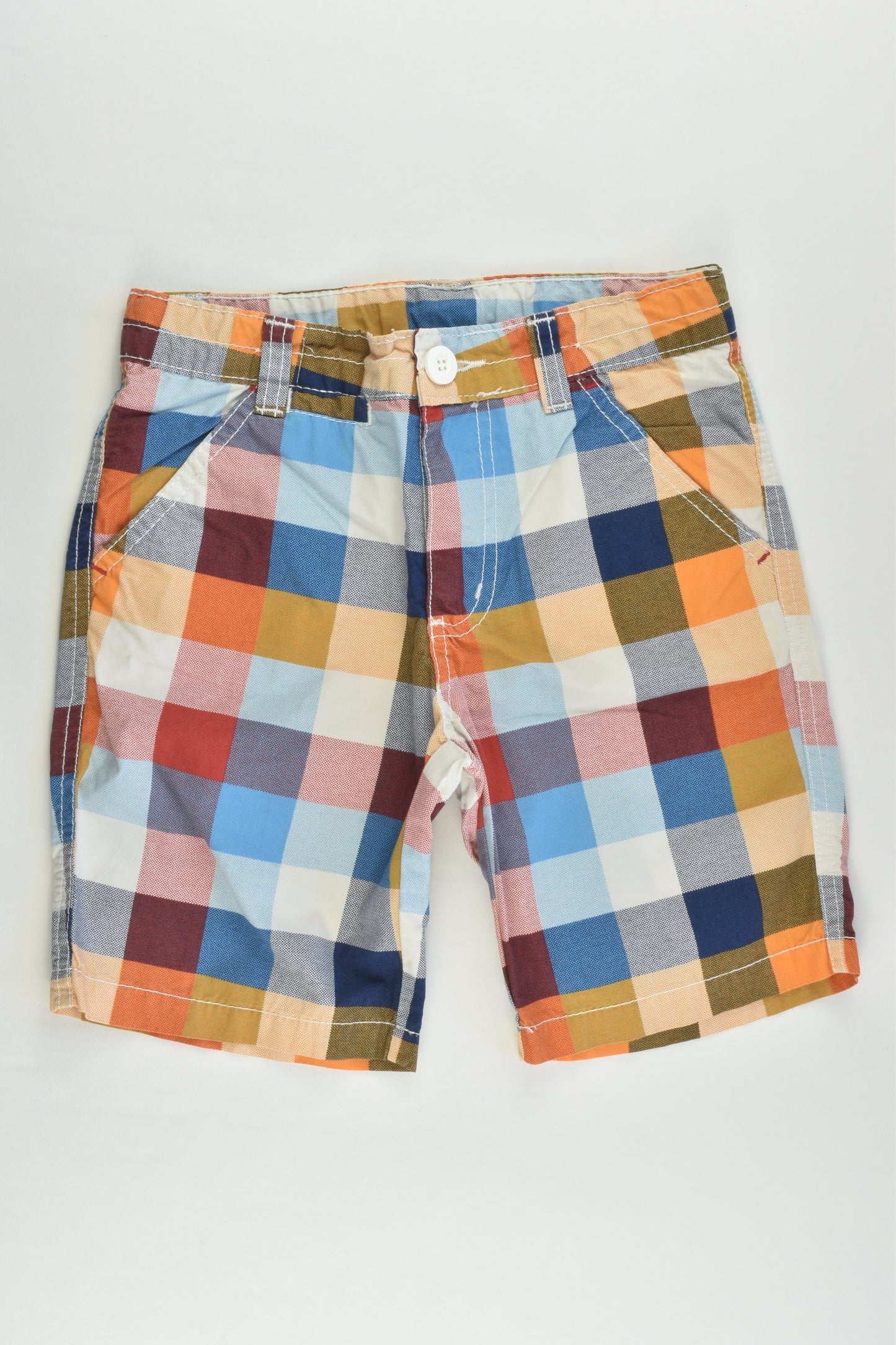 Cool Kids Size 5-6 Checked Lightweight Shorts
