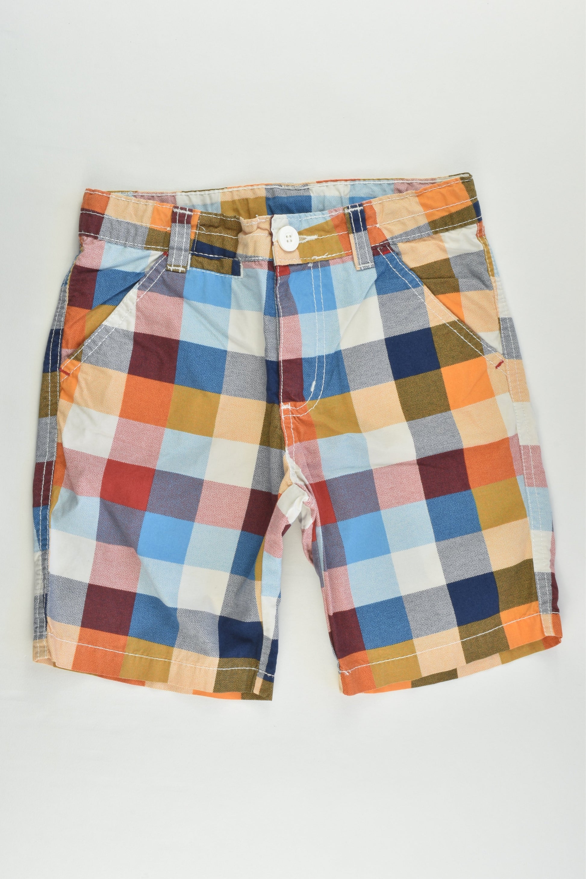 Cool Kids Size 5-6 Checked Lightweight Shorts