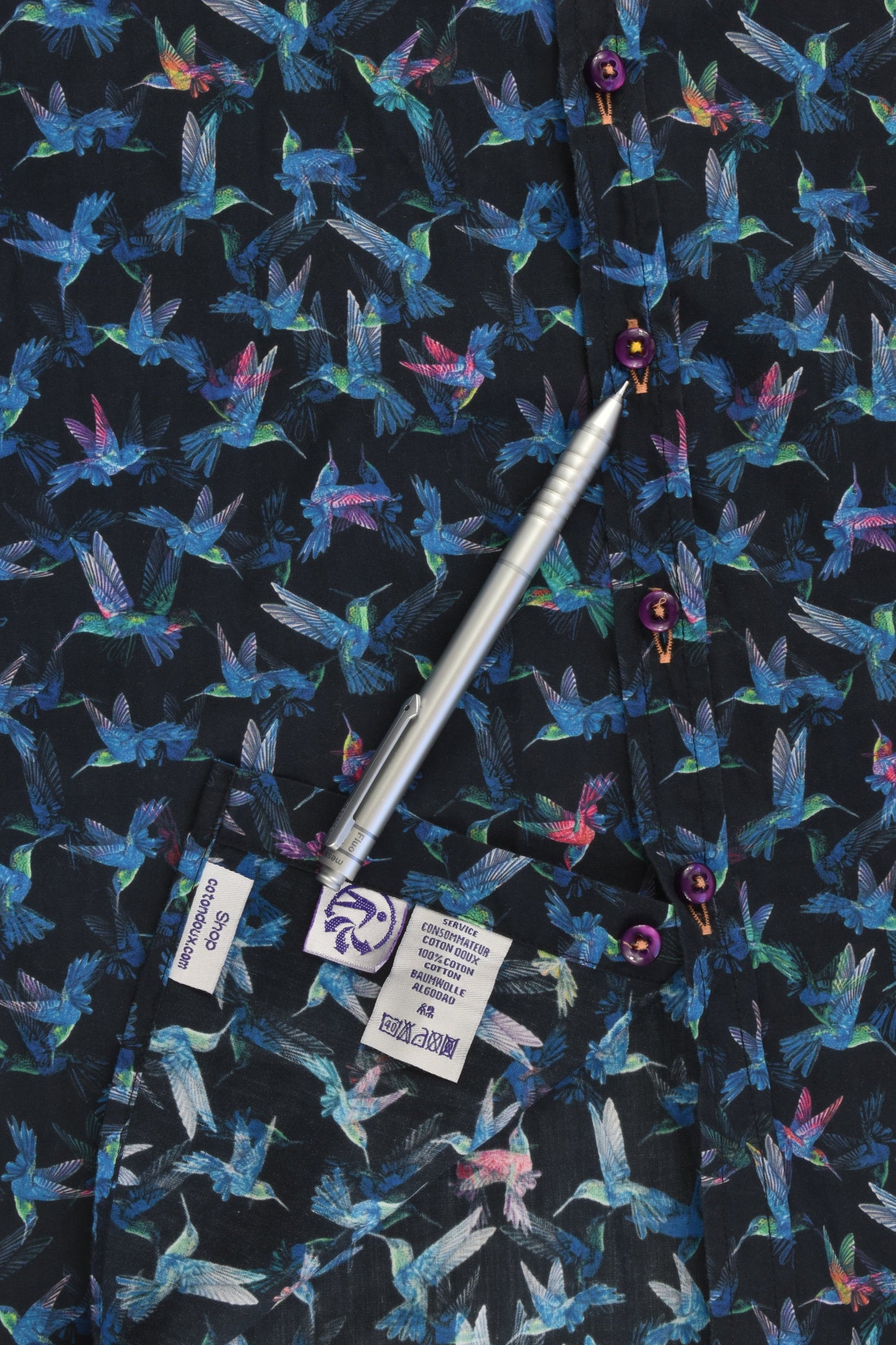 Coton Doux (France) Size 12 (152 cm) Hummingbird Shirt