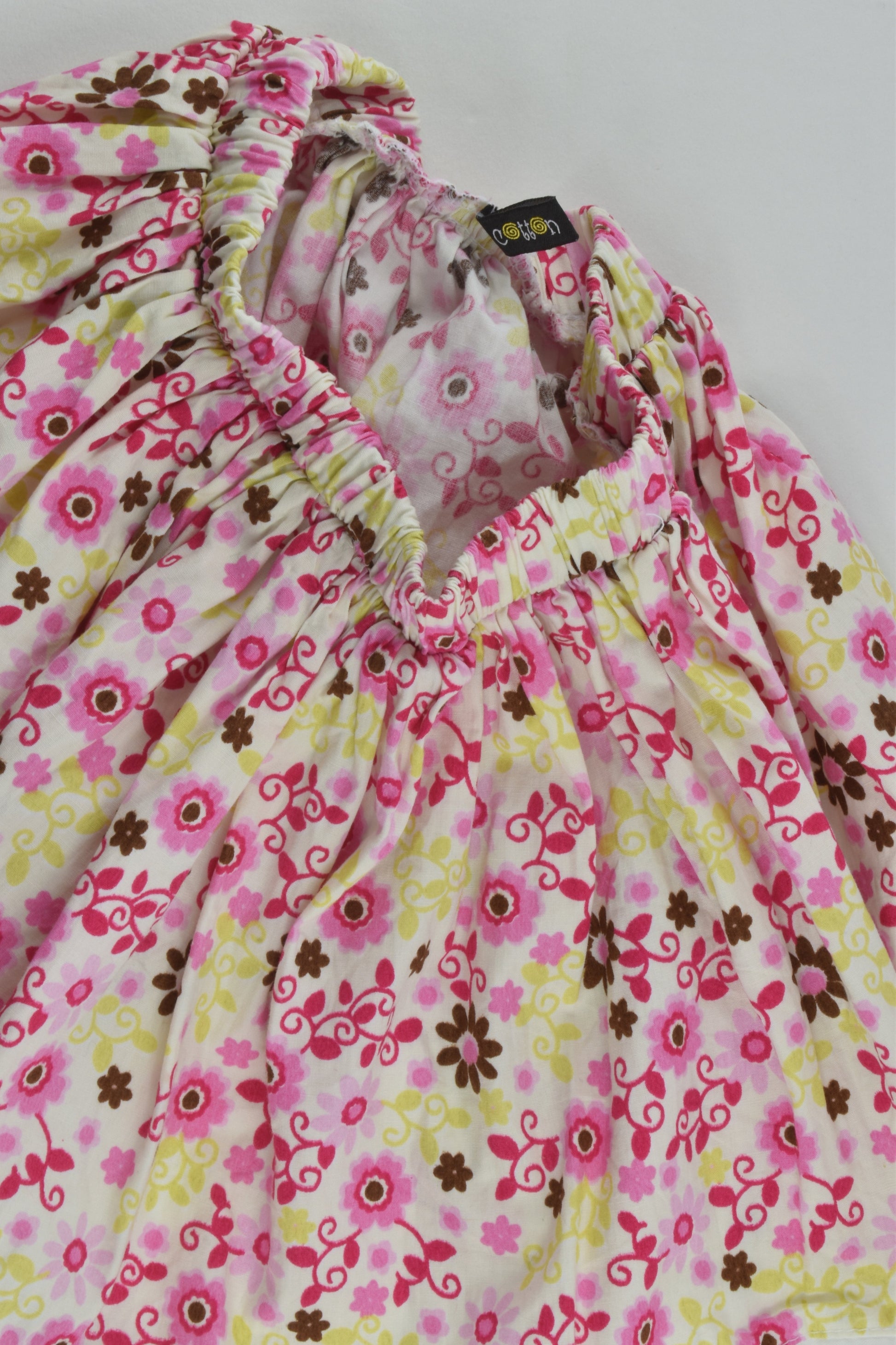 Cotton Kids Size approx 2 Floral Skirt
