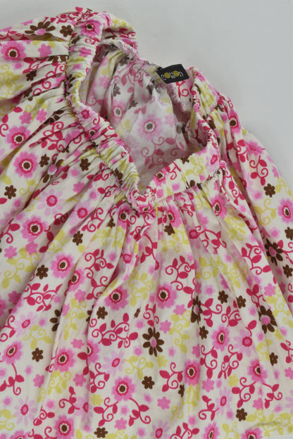 Cotton Kids Size approx 2 Floral Skirt