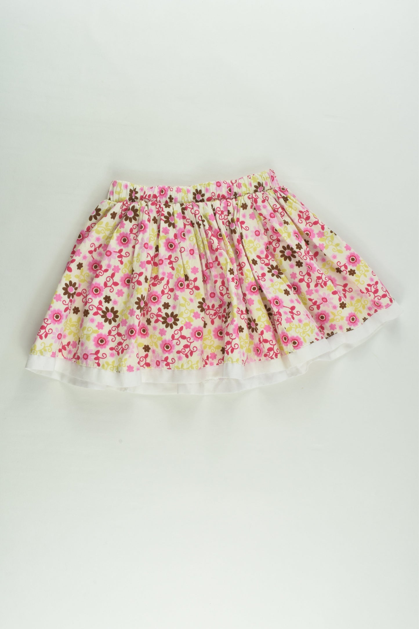 Cotton Kids Size approx 2 Floral Skirt