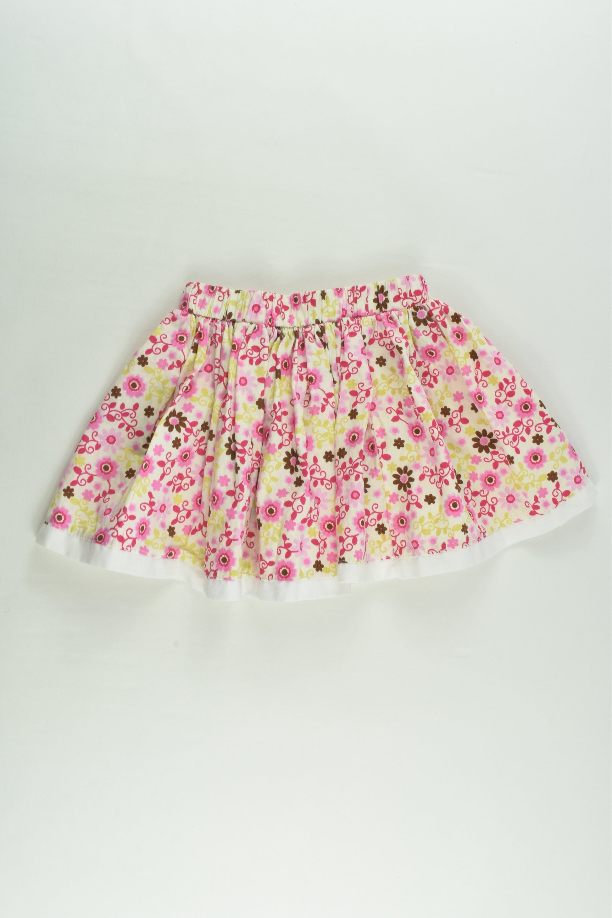 Cotton Kids Size approx 2 Floral Skirt