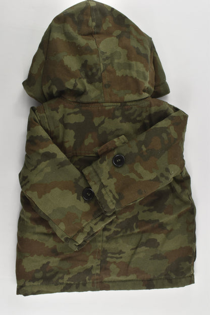 Cotton On Baby Size 0 (6-12 months) Camouflage Hooded Winter Jacket
