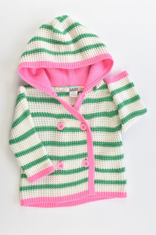 Cotton On Baby Size 0 (6-12 months) Knitted Hooded Jumper