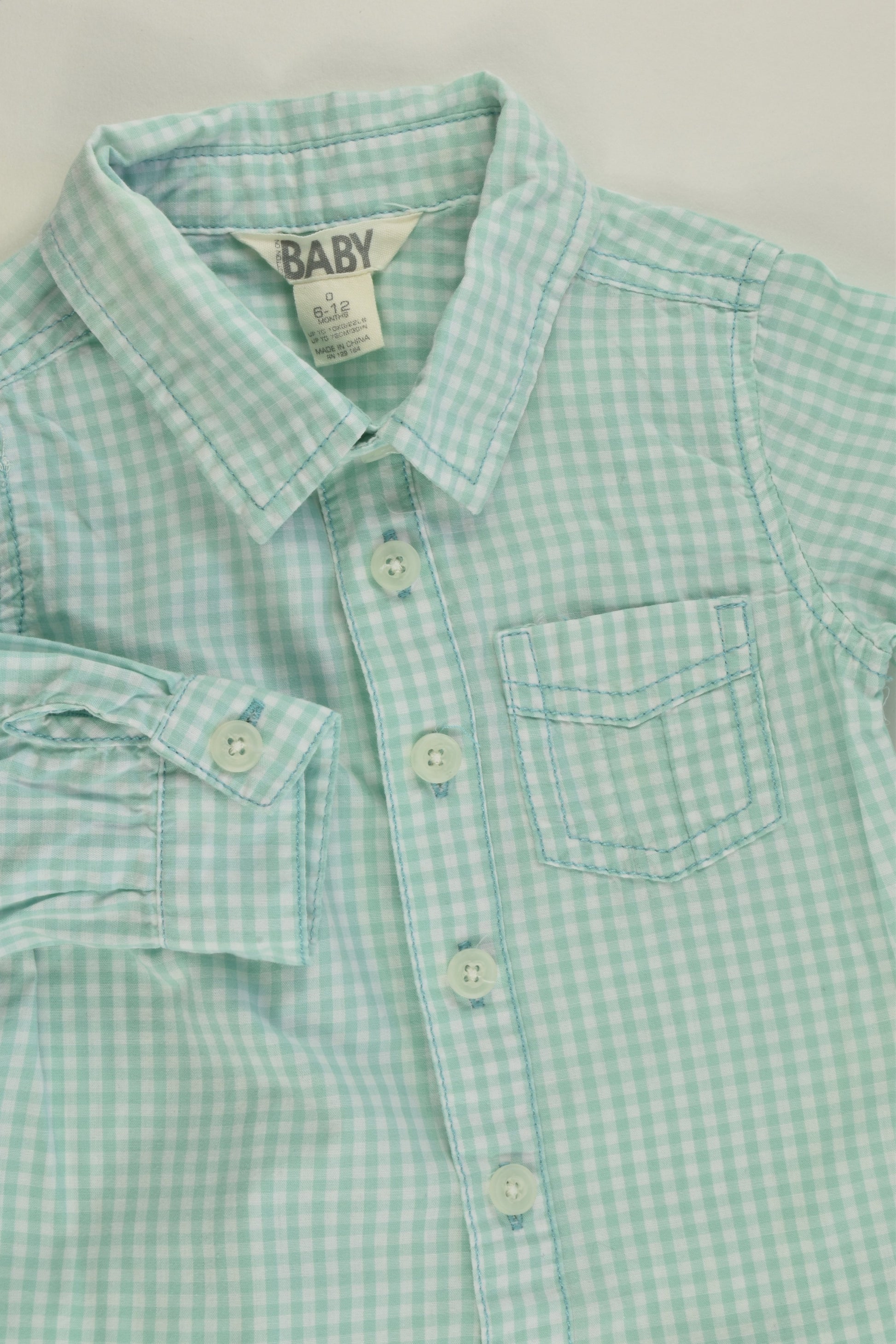 Cotton On Baby Size 0 (6-9 months) Checked Shirt