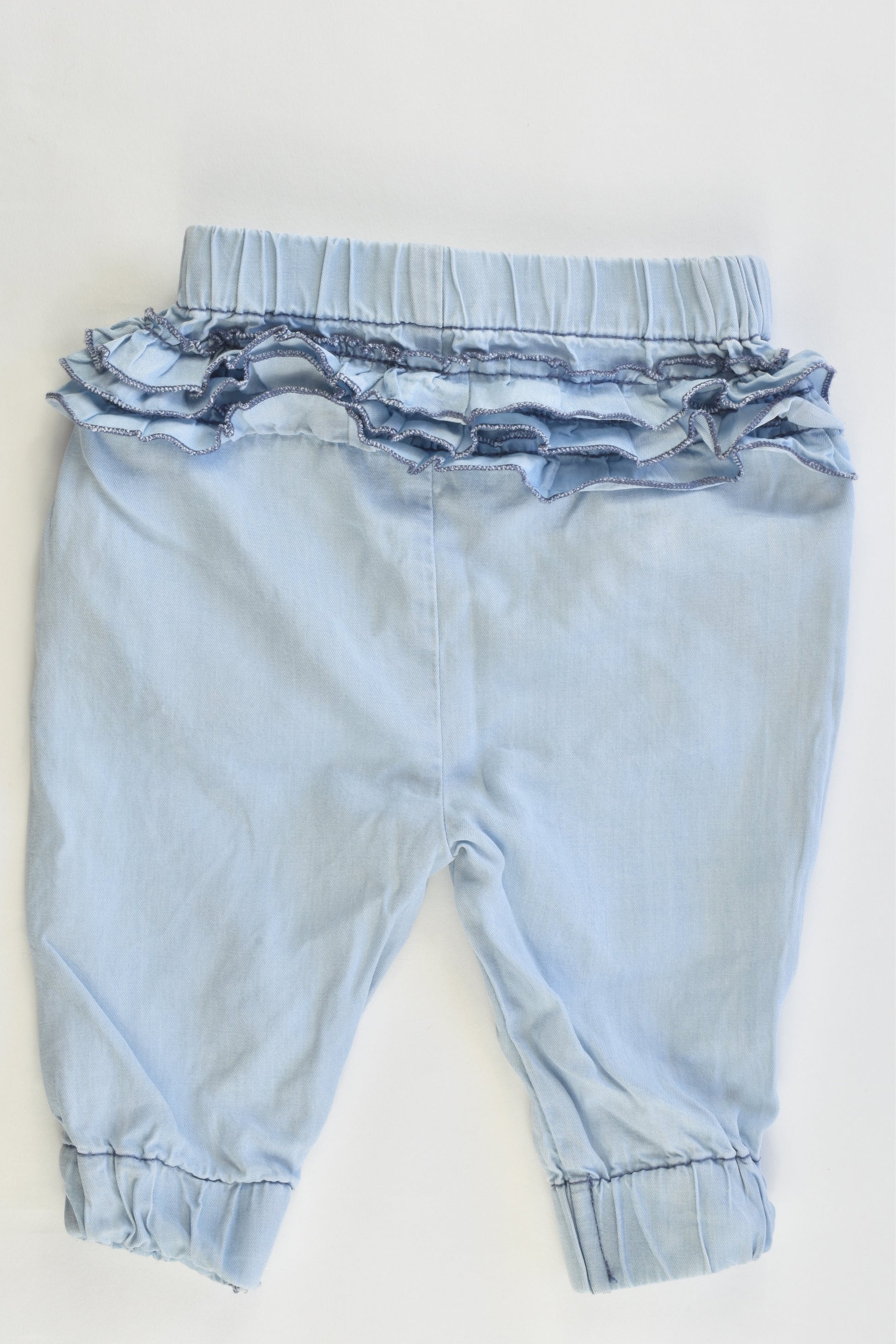 Cotton On Baby Size 00 (3-6 months) Lightweight Frill Pants