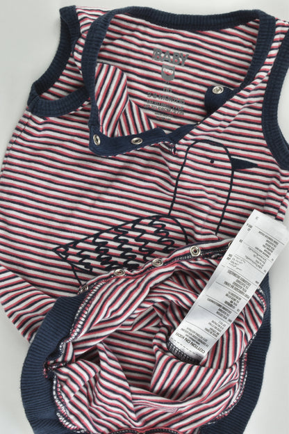 Cotton On Baby Size 00 (3-6 months) Seagull Short Romper