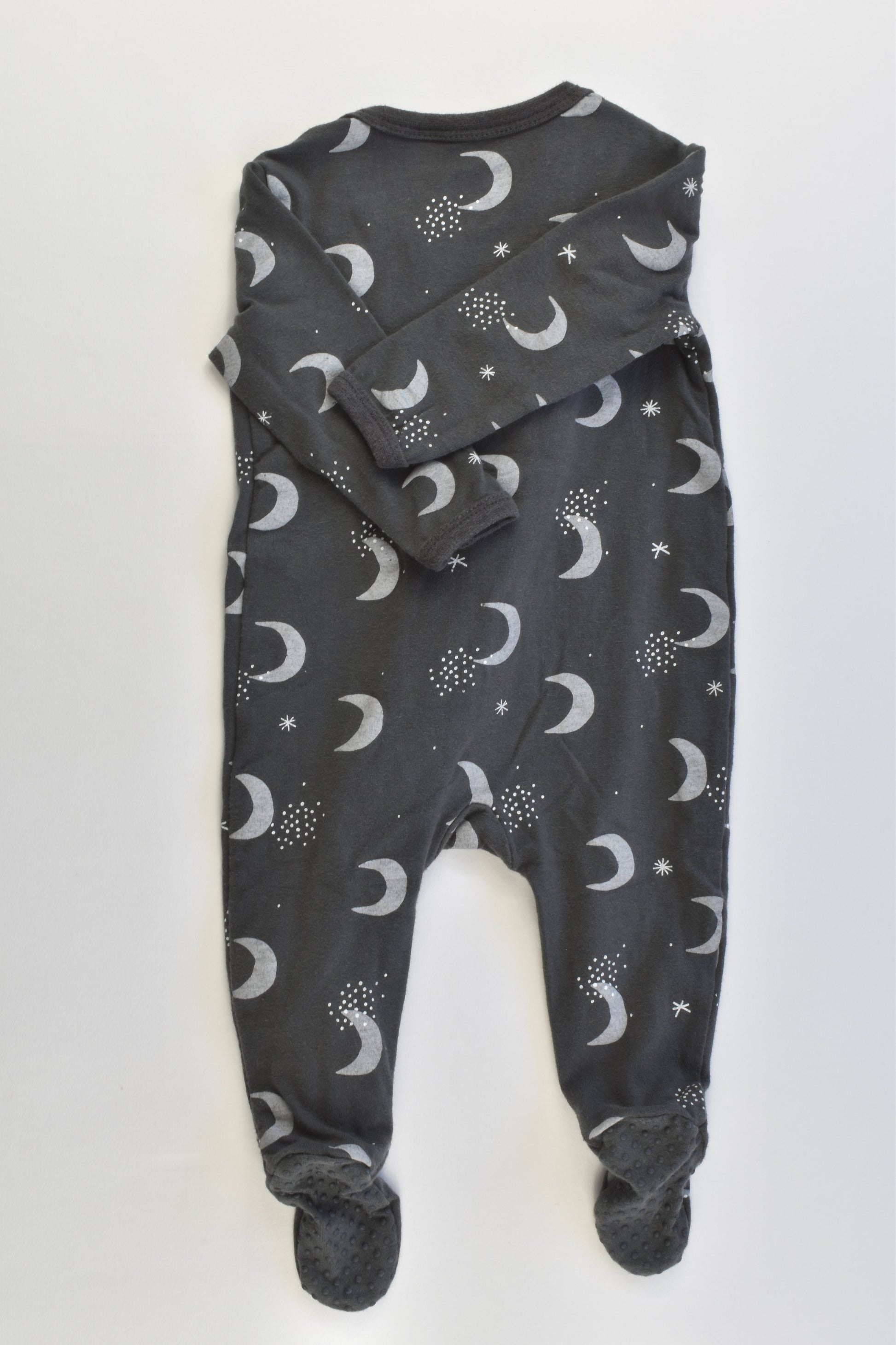 Cotton On Baby Size 000 (0-3 months) Night Sky Footed Romper
