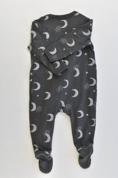 Cotton On Baby Size 000 (0-3 months) Night Sky Footed Romper
