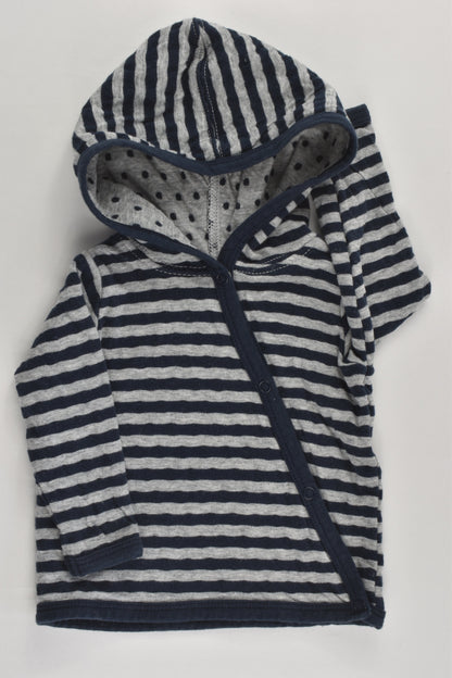 Cotton On Baby size 0000 Stripes and Dots Hooded Jumper