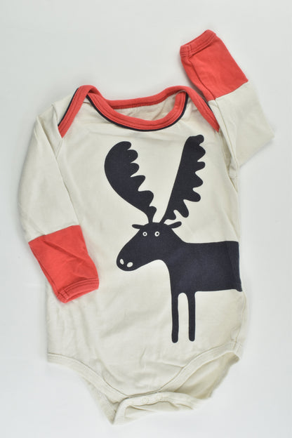 Cotton On Baby Size 1 (12-18 months) Moose Bodysuit