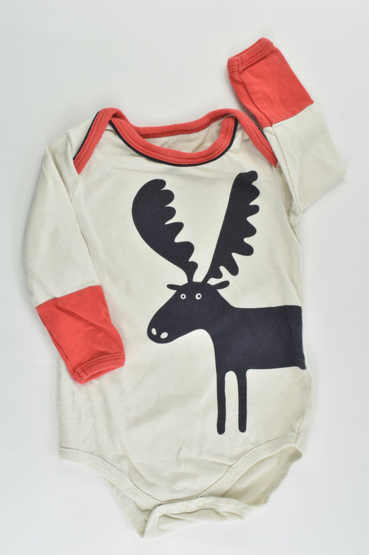 Cotton On Baby Size 1 (12-18 months) Moose Bodysuit