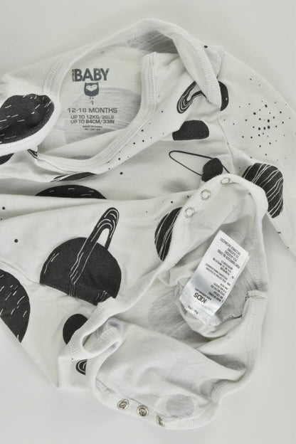 Cotton On Baby Size 1 (12-18 months) Planets Bodysuit