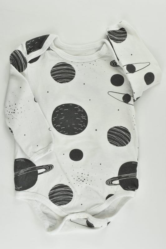 Cotton On Baby Size 1 (12-18 months) Planets Bodysuit