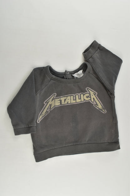 Cotton On Baby Size 1 Metallica Sweater