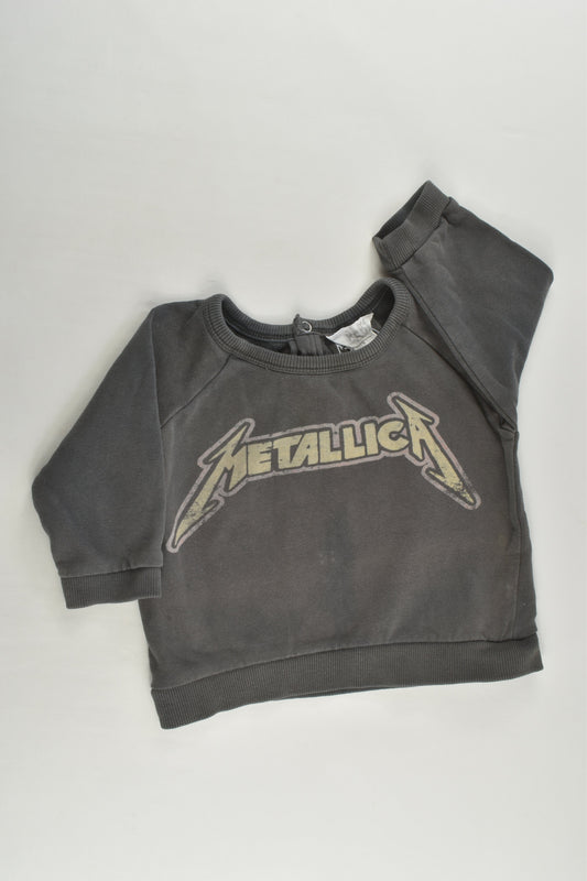 Cotton On Baby Size 1 Metallica Sweater