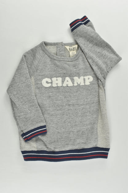 Cotton On Baby Size 2 'Champ' Sweater