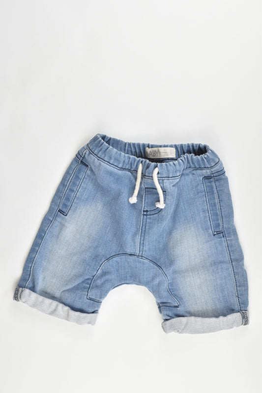 Cotton On Baby Size 2 Soft and Stretchy Denim Shorts